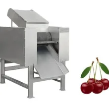 Cherry pitting machine